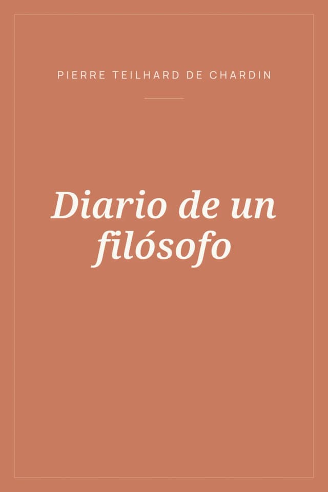 Portada de Diario de un filósofo