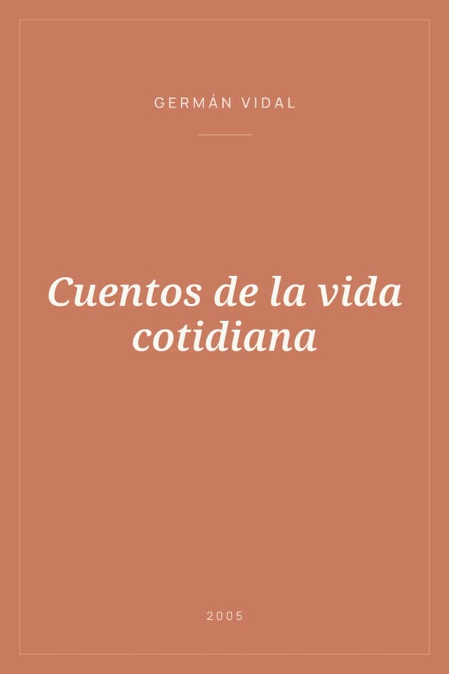 Portada de Cuentos de la vida cotidiana