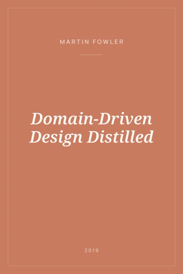 Portada de Domain-Driven Design Distilled