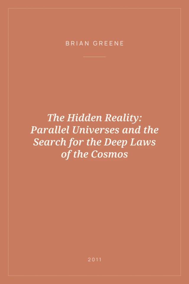 Portada de The Hidden Reality: Parallel Universes and the Search for the Deep Laws of the Cosmos