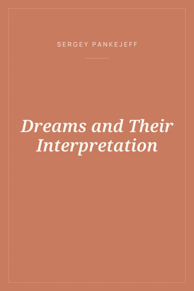 Portada de Dreams and Their Interpretation