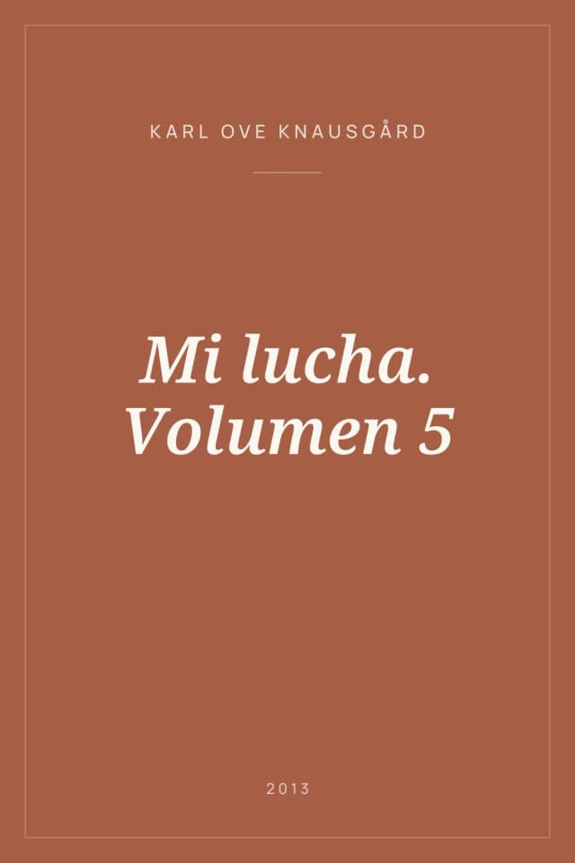 Portada de Mi lucha. Volumen 5