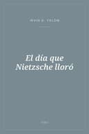 Portada de El día que Nietzsche lloró