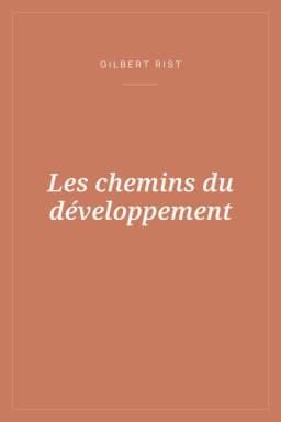 Portada de Les chemins du développement