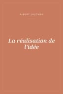 Portada de La réalisation de l'idée