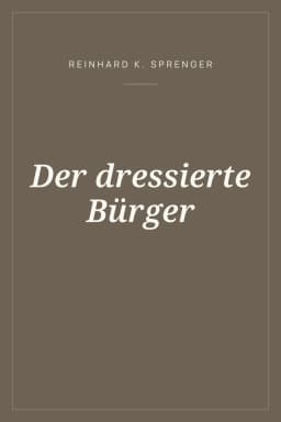 Portada de Der dressierte Bürger