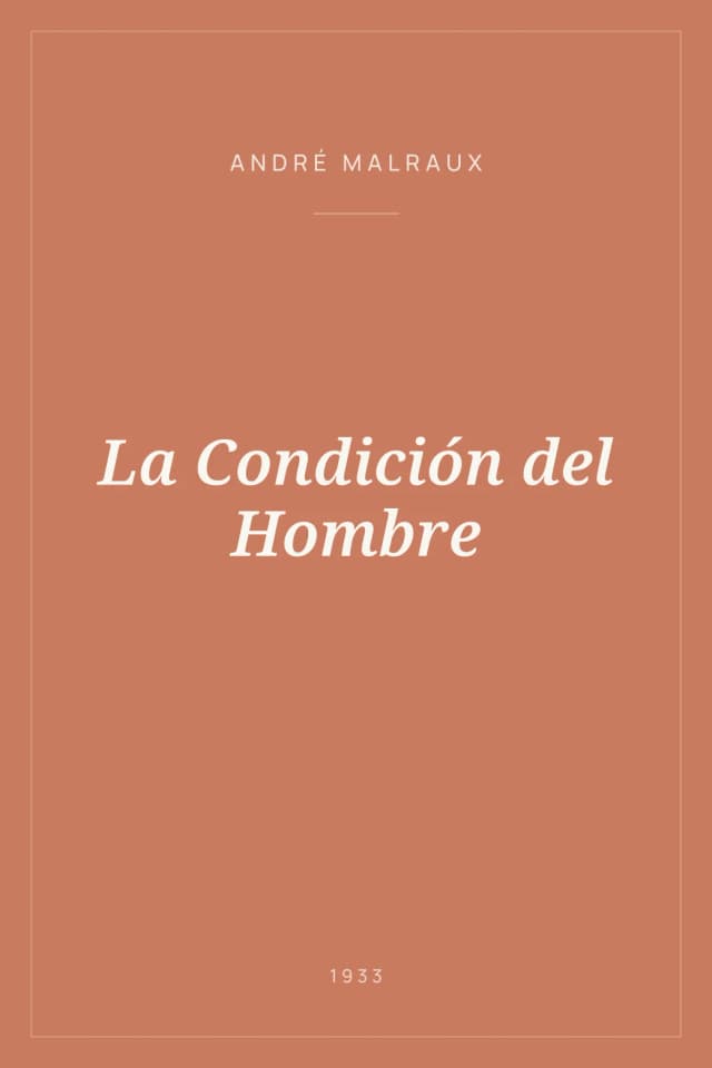 Portada de La Condición del Hombre