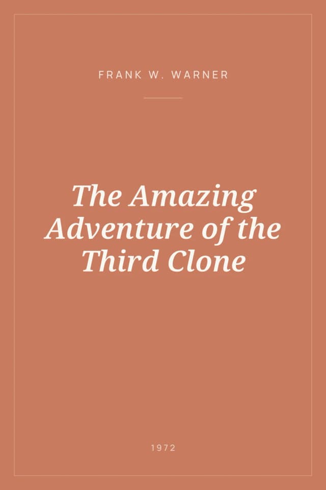 Portada de The Amazing Adventure of the Third Clone