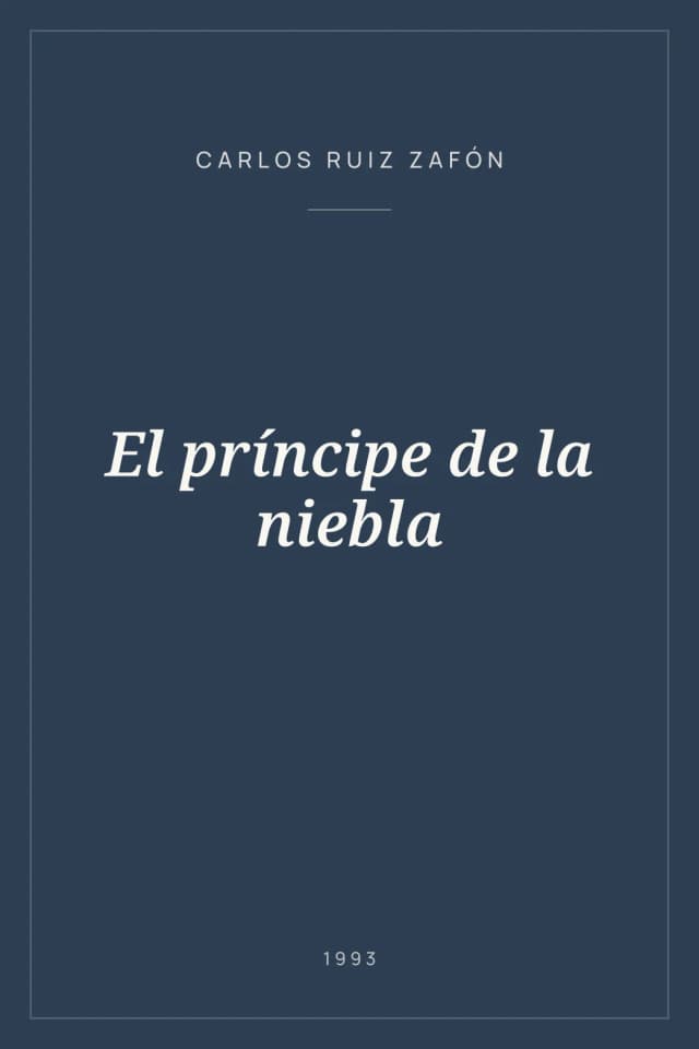Portada de El príncipe de la niebla