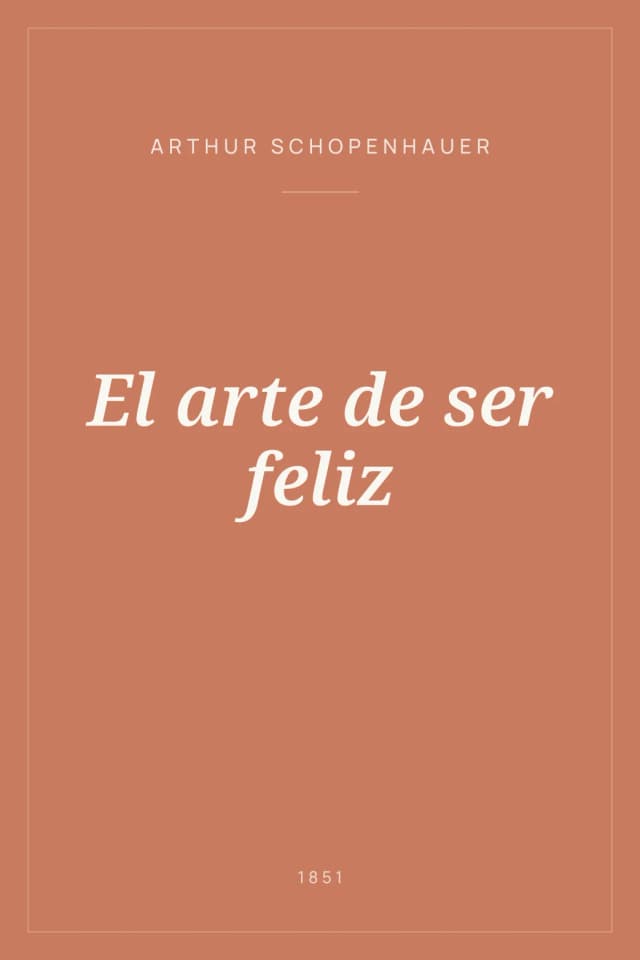 Portada de El arte de ser feliz