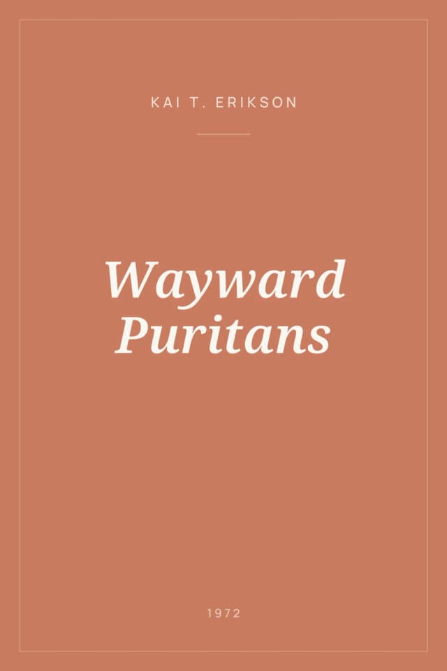 Portada de Wayward Puritans