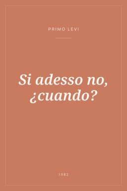 Portada de Si adesso no, ¿cuando?