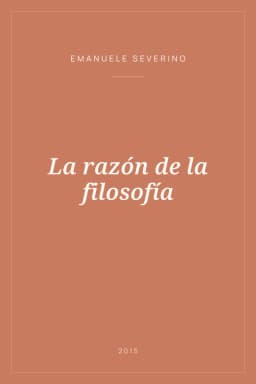 Portada de La razón de la filosofía
