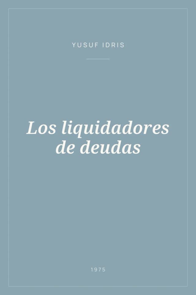 Portada de Los liquidadores de deudas