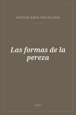 Portada de Las formas de la pereza