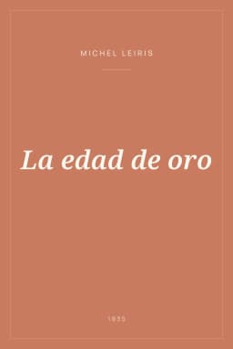 Portada de La edad de oro
