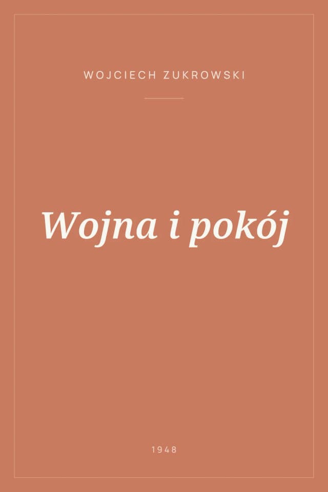 Portada de Wojna i pokój
