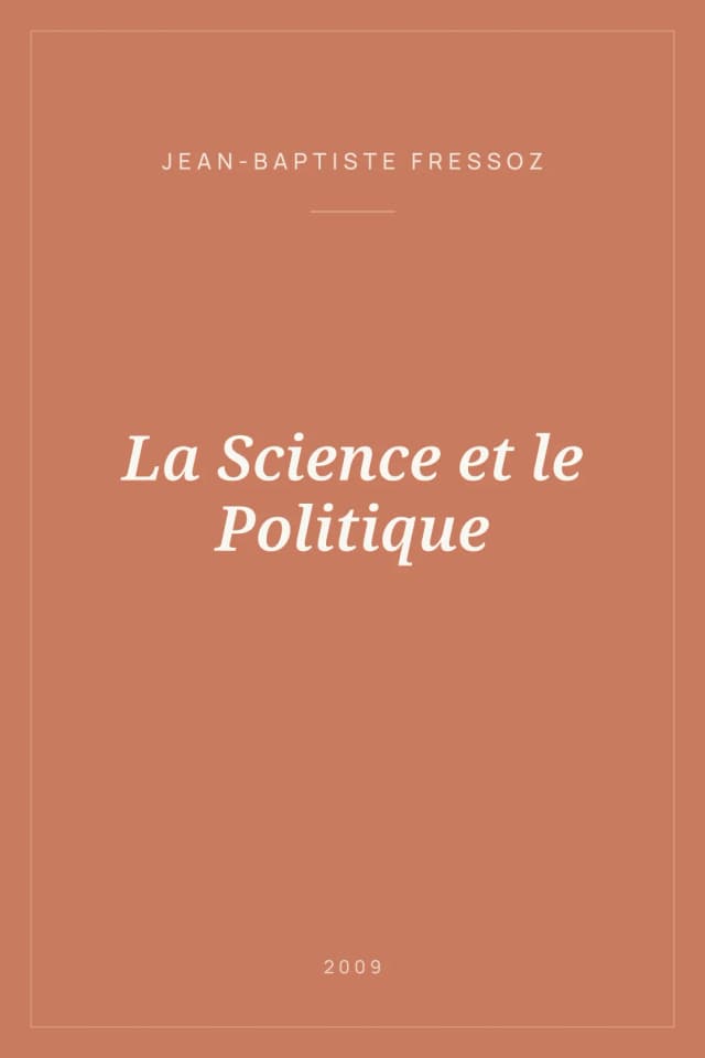 Portada de La Science et le Politique