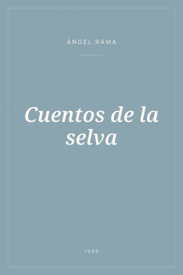 Portada de Cuentos de la selva
