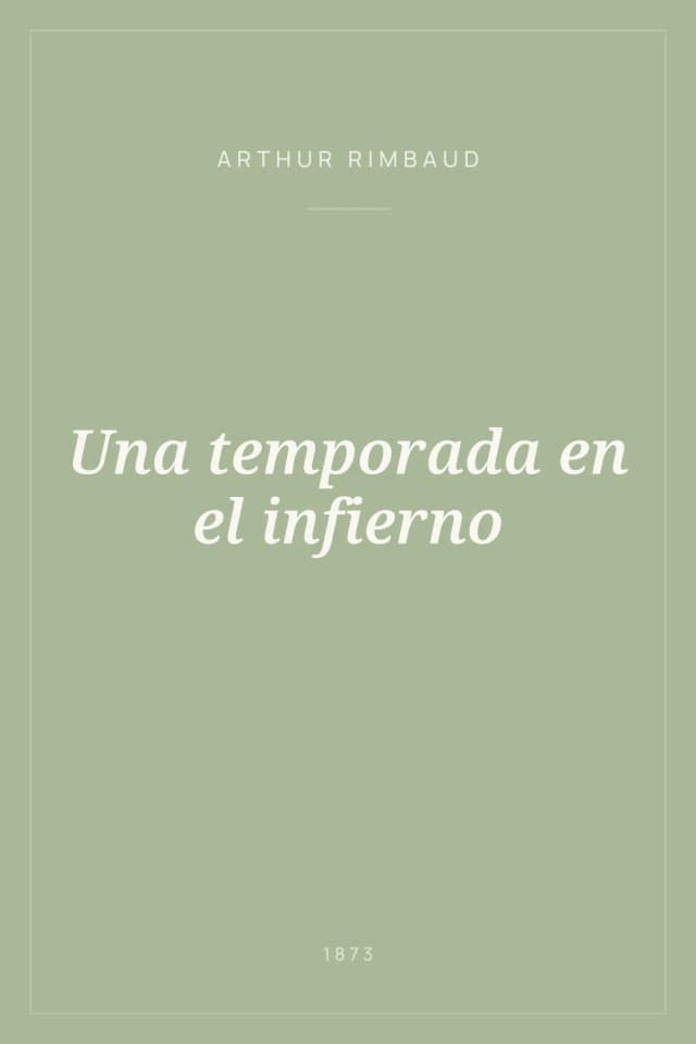 Portada de Una temporada en el infierno