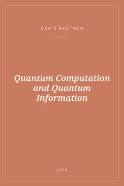 Portada de Quantum Computation and Quantum Information