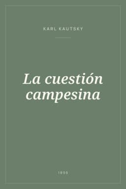 Portada de La cuestión campesina