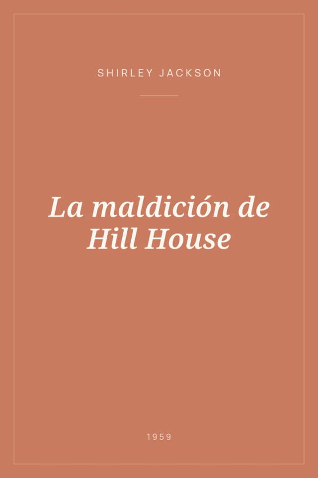 Portada de La maldición de Hill House