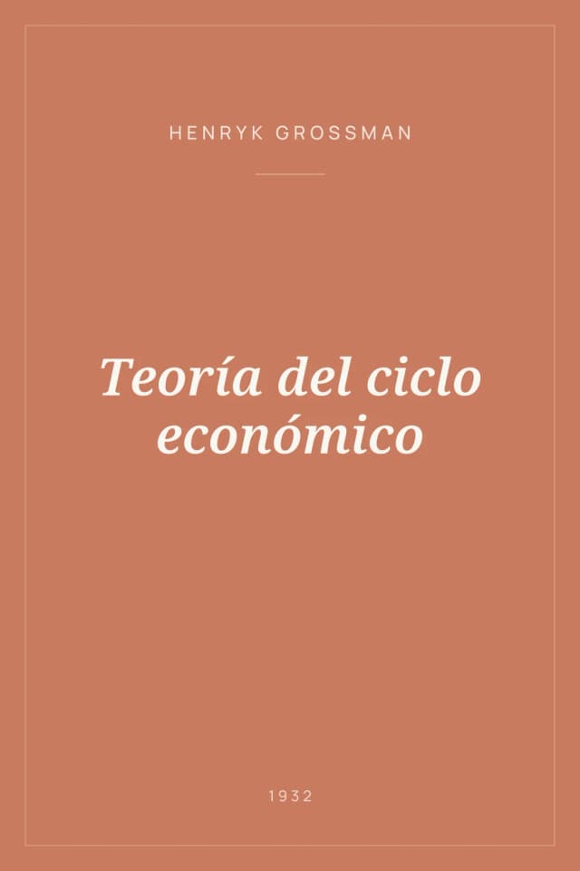 Portada de Teoría del ciclo económico
