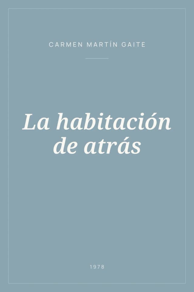 Portada de La habitación de atrás