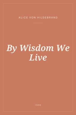 Portada de By Wisdom We Live