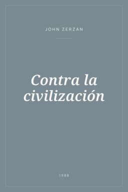 Portada de Contra la civilización
