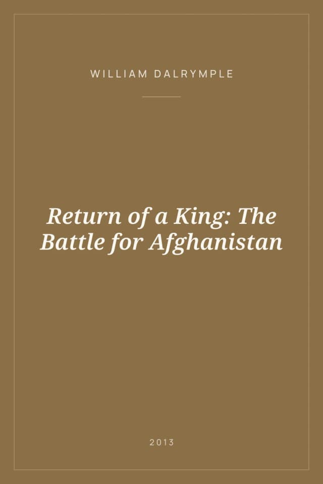 Portada de Return of a King: The Battle for Afghanistan