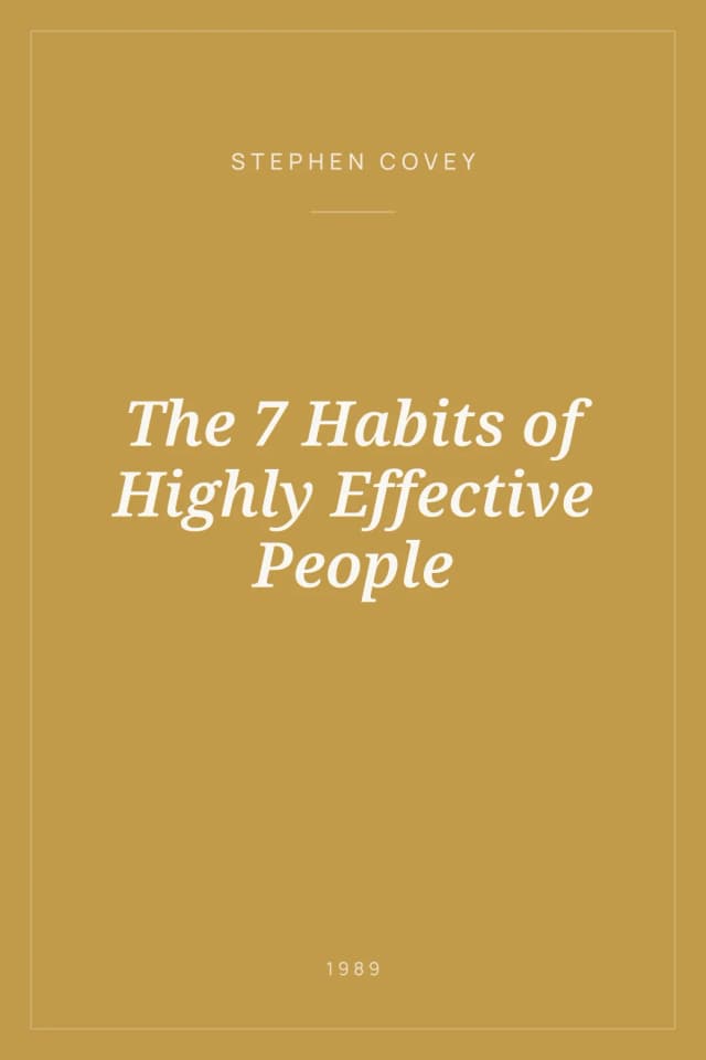 Portada de The 7 Habits of Highly Effective People