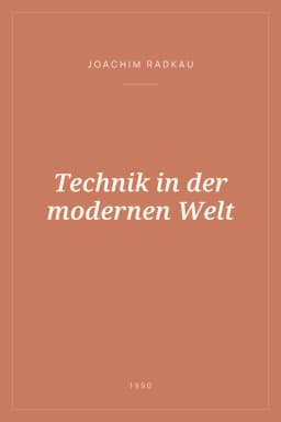 Portada de Technik in der modernen Welt