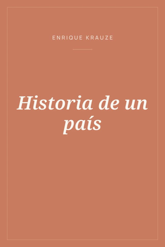 Portada de Historia de un país