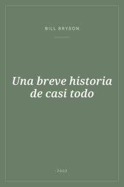 Portada de Una breve historia de casi todo