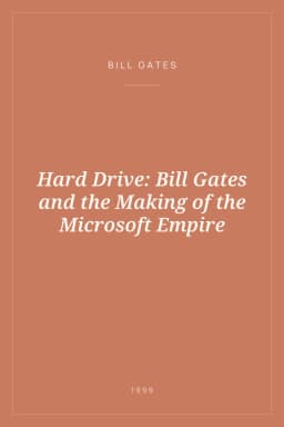 Portada de Hard Drive: Bill Gates and the Making of the Microsoft Empire