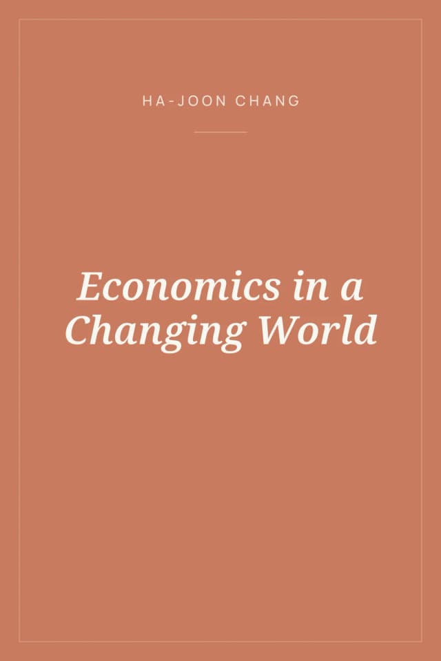 Portada de Economics in a Changing World