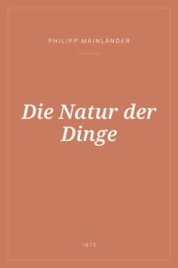 Portada de Die Natur der Dinge