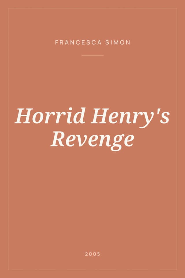 Portada de Horrid Henry's Revenge