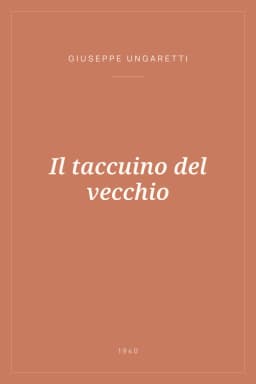 Portada de Il taccuino del vecchio