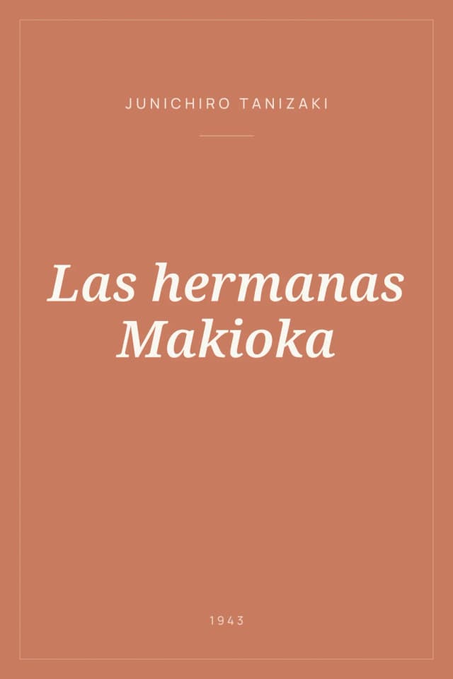 Portada de Las hermanas Makioka
