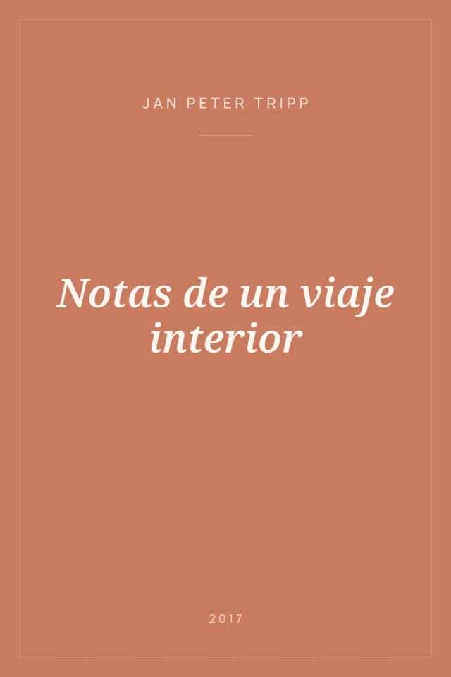 Portada de Notas de un viaje interior