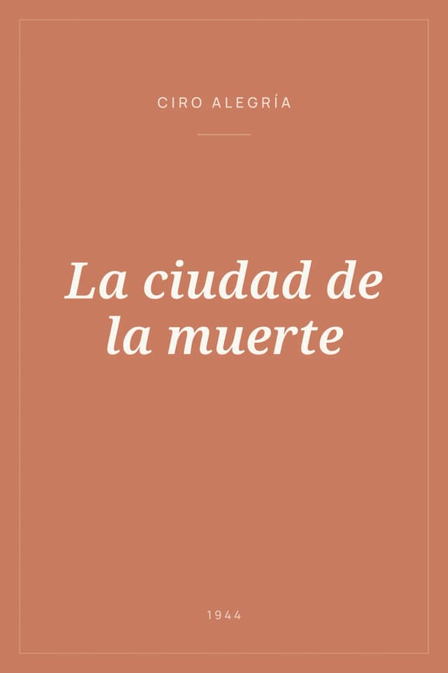 Portada de La ciudad de la muerte
