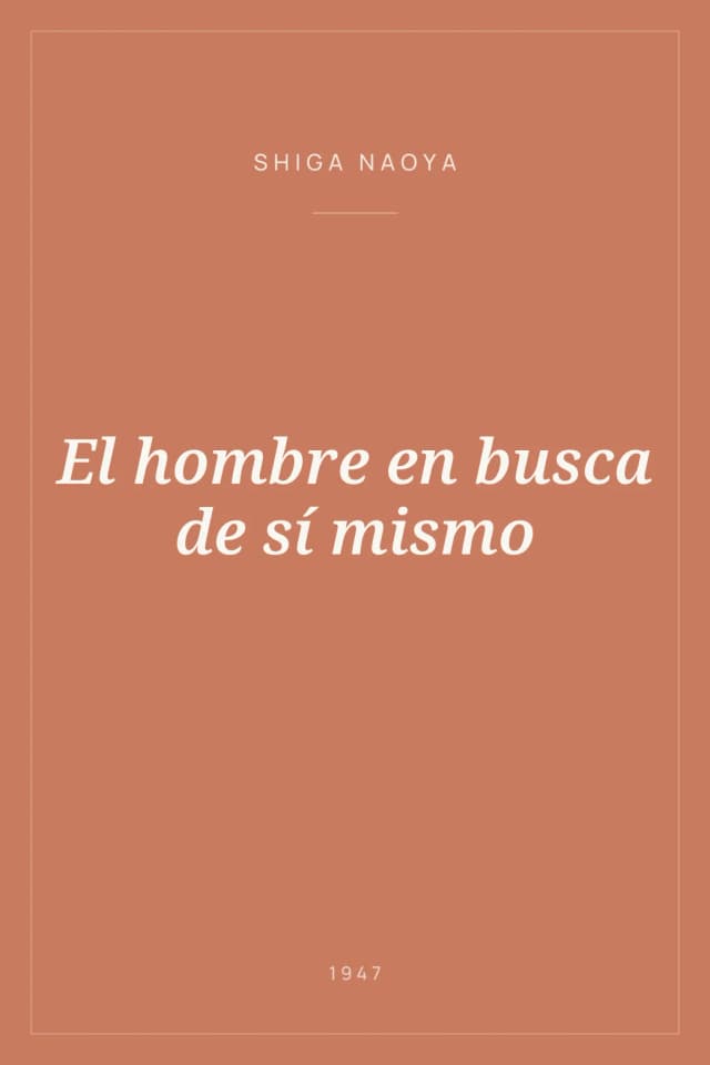 Portada de El hombre en busca de sí mismo