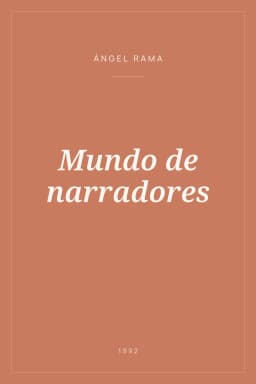 Portada de Mundo de narradores