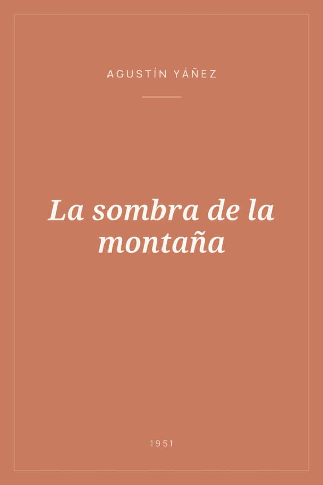 Portada de La sombra de la montaña