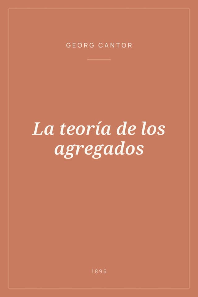 Portada de La teoría de los agregados