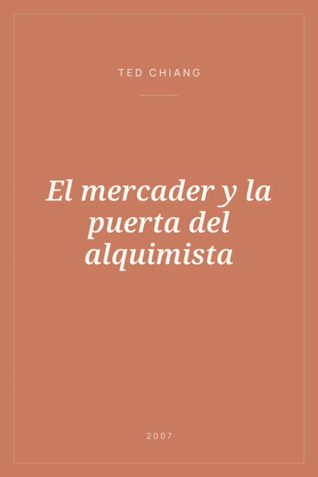 Portada de El mercader y la puerta del alquimista