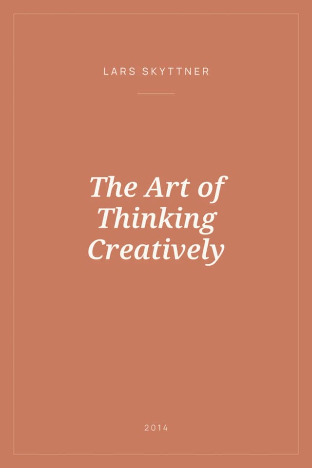 Portada de The Art of Thinking Creatively